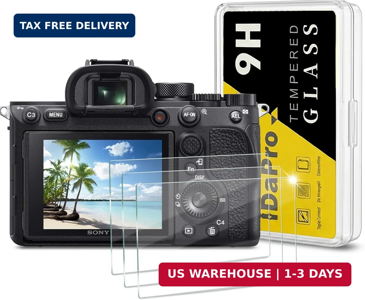 iDaPro Screen Protector for Sony Alpha A7R IV / A7R III / A7R II / A7 III / A7 I