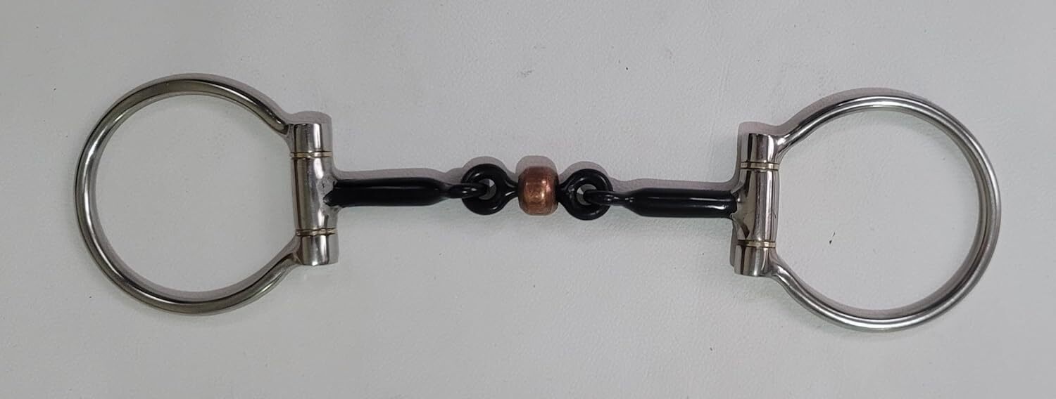 Dee Snaffle with 3-Piece Copper Roller