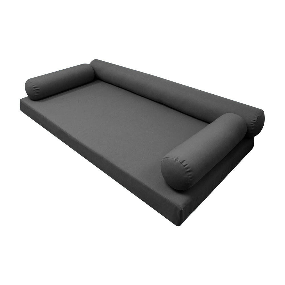 |SLIPCOVER ONLY|S6 Daybed Mattress Bolster Pillow Covers Knife Edge Crib AD003