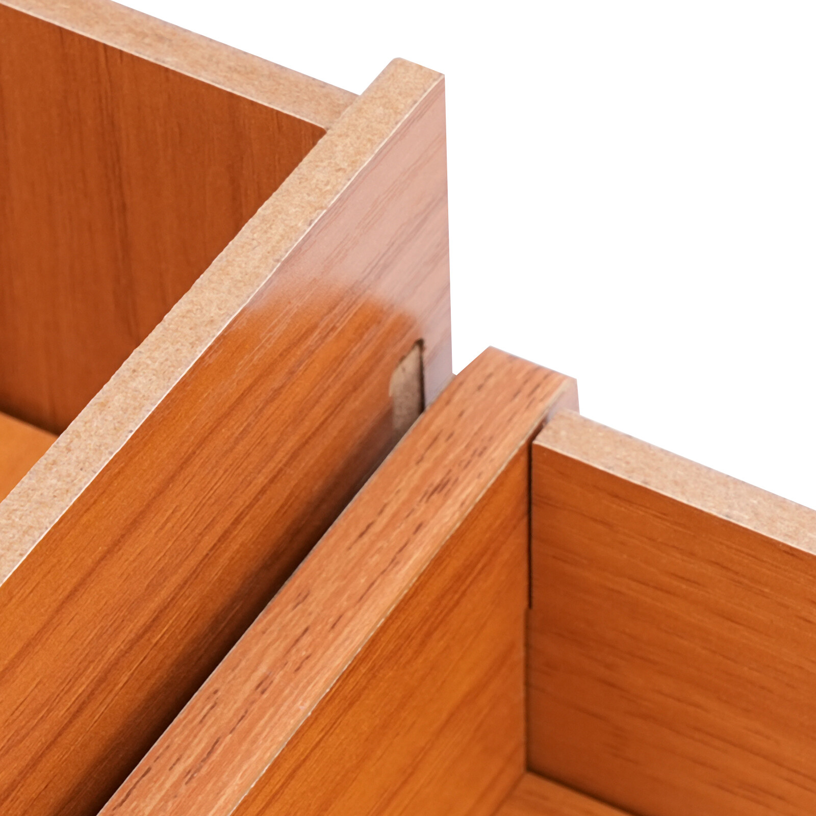 Wooden Desk Organizer with Drawers Office Supplies Computer Desktop Tabletop