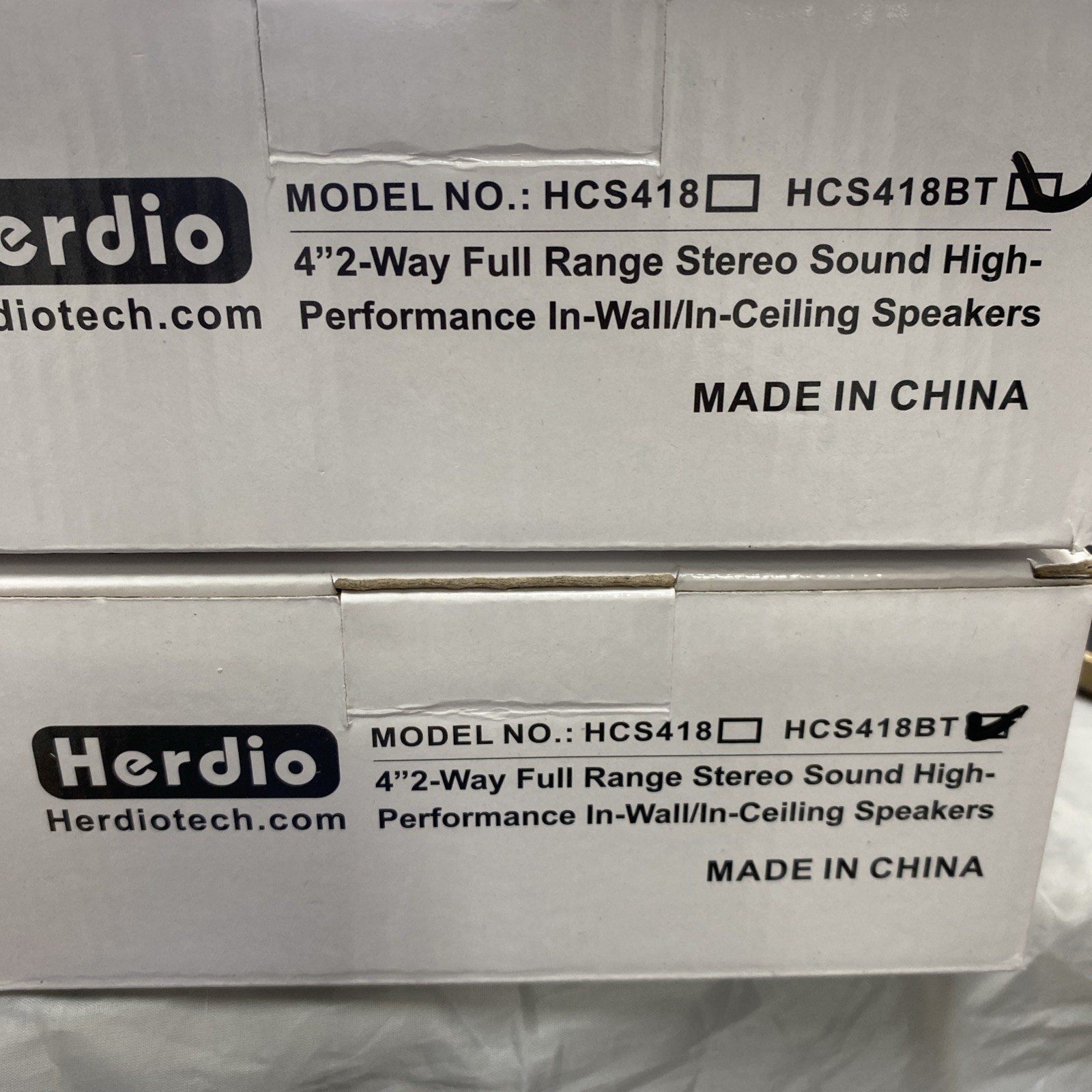 Herdio Speaker HCS418 4” Ceiling Speaker 80 Watt - Pair/ac