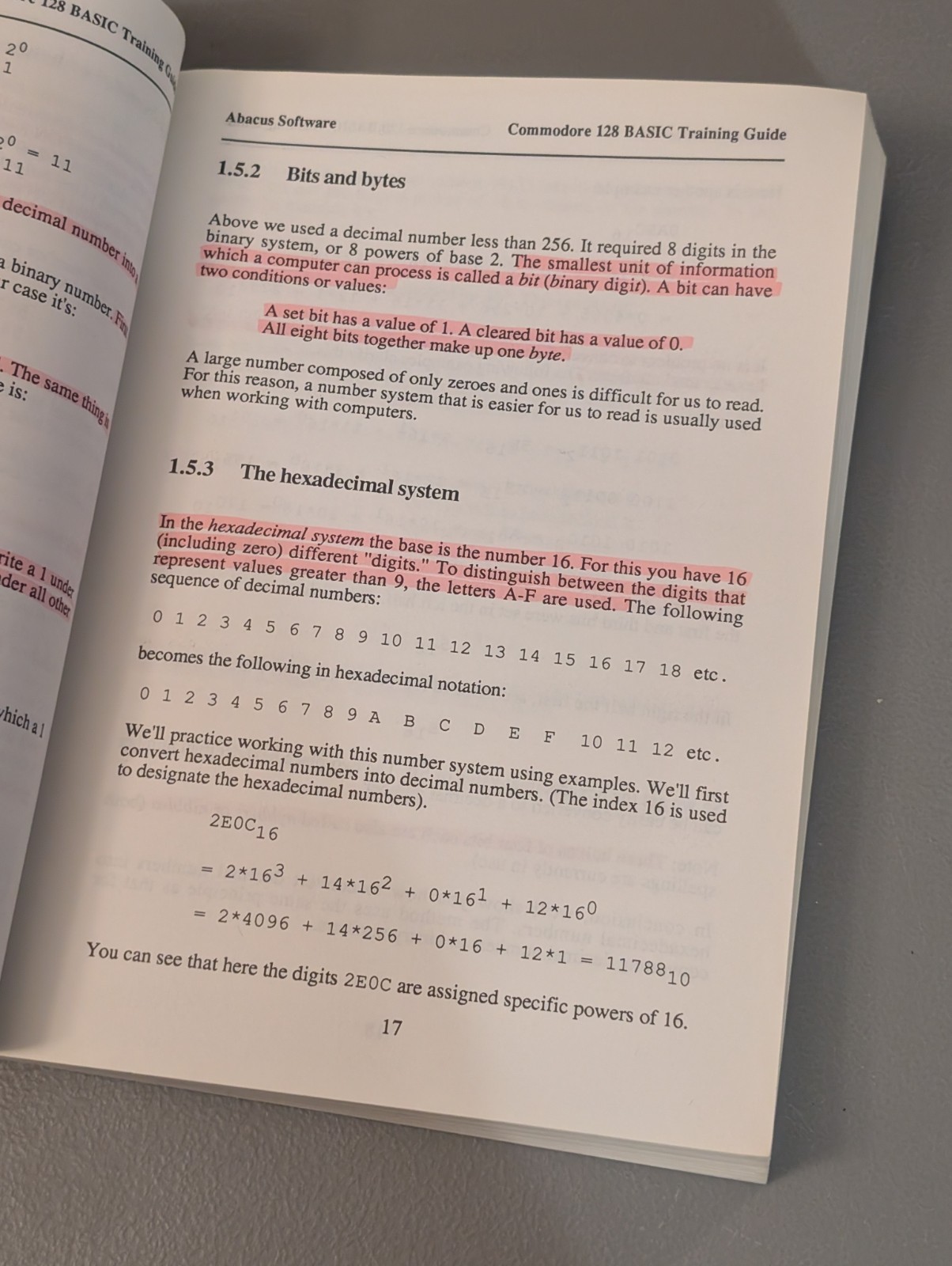 Commodore 128 Basic Training Guide (1986 Abacus C-128 #6) - *Read