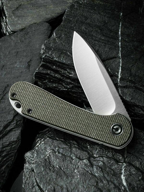 Civivi Elementum Liner Folding Knife 3" D2 Tool Steel Blade Green Micarta Handle