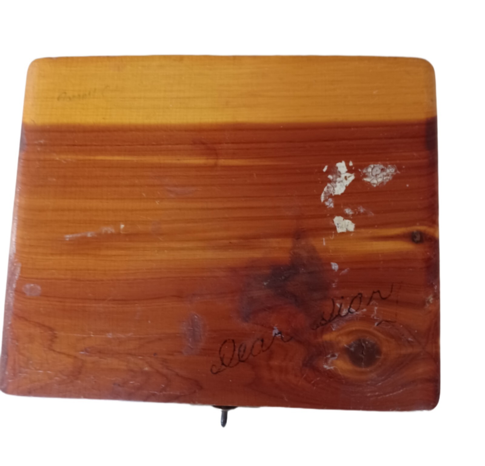 Cedar Dear Diary Box No Lock Or Key And No Diary 1950 -1960