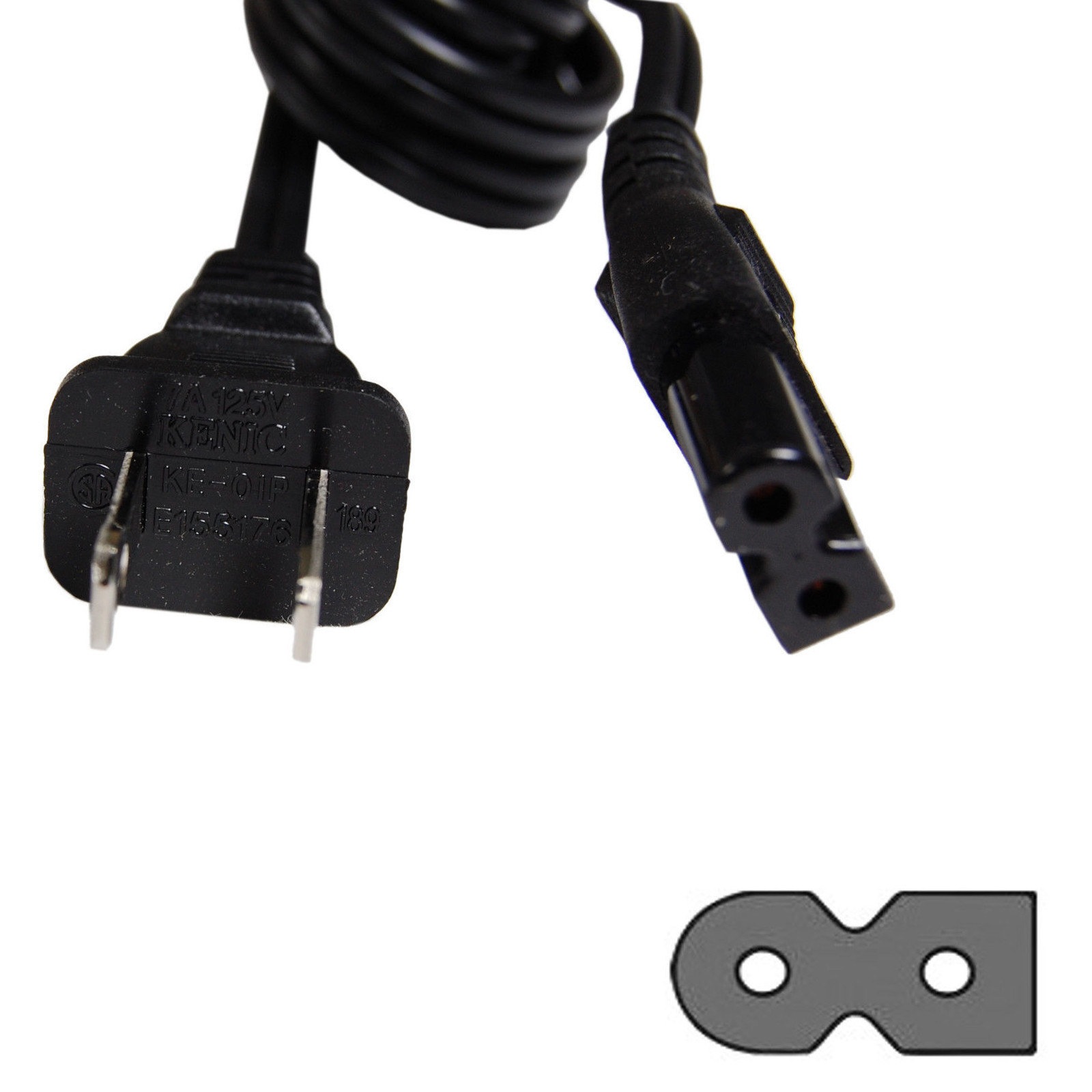 10ft AC Power Cable Cord for Vizio E M Series LED LCD HDTV Smart TV Mains Cable