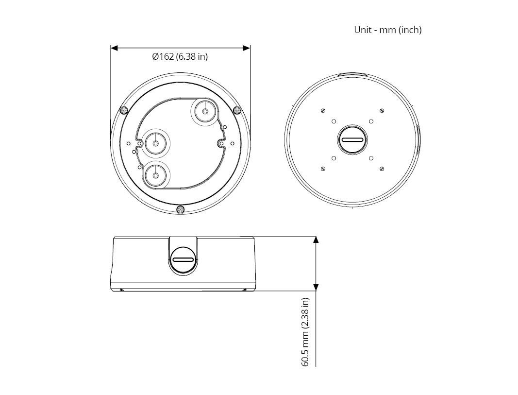 IDIS DA-JB4600 Junction Box *Brand New-In Box*