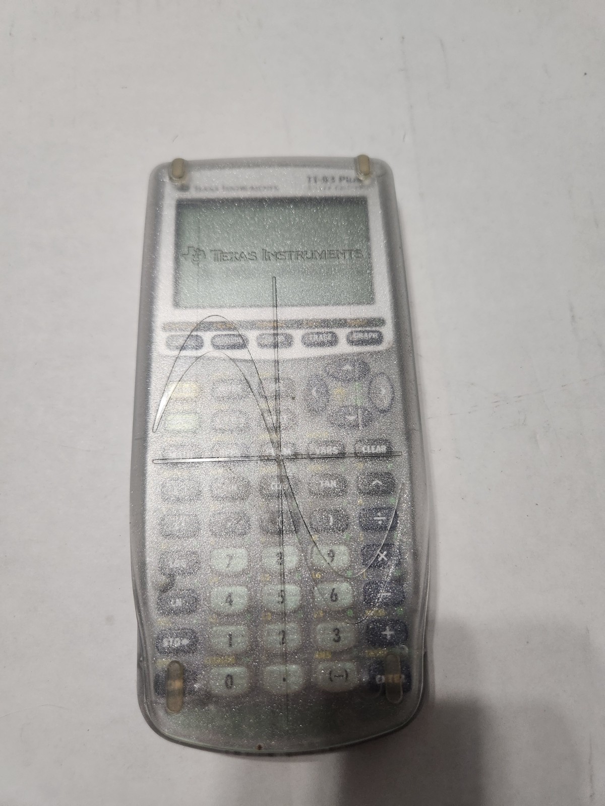 Texas Instruments TI-83 Plus Silver Edition Clear Case Calculator