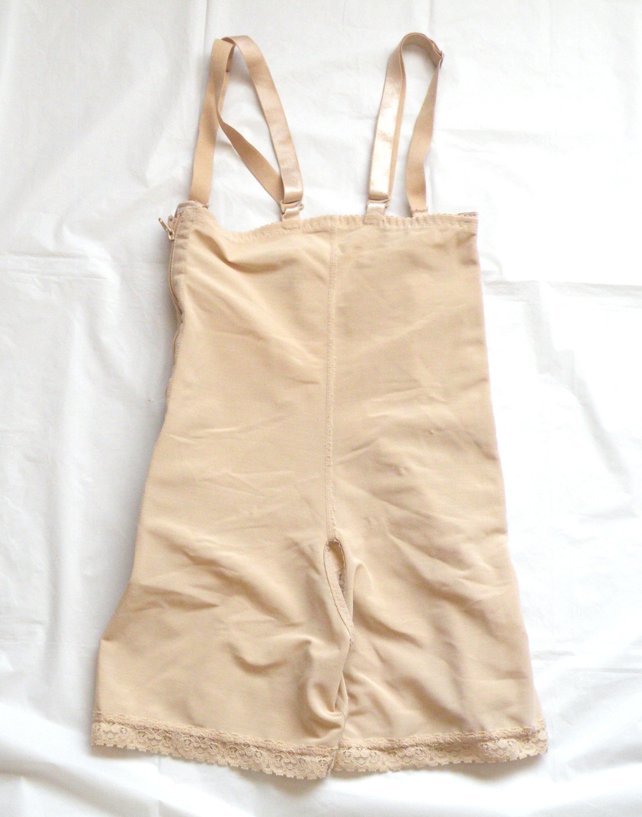 Design Veronique Beige Zipper Abdominal Girdle Compression Body Support #850