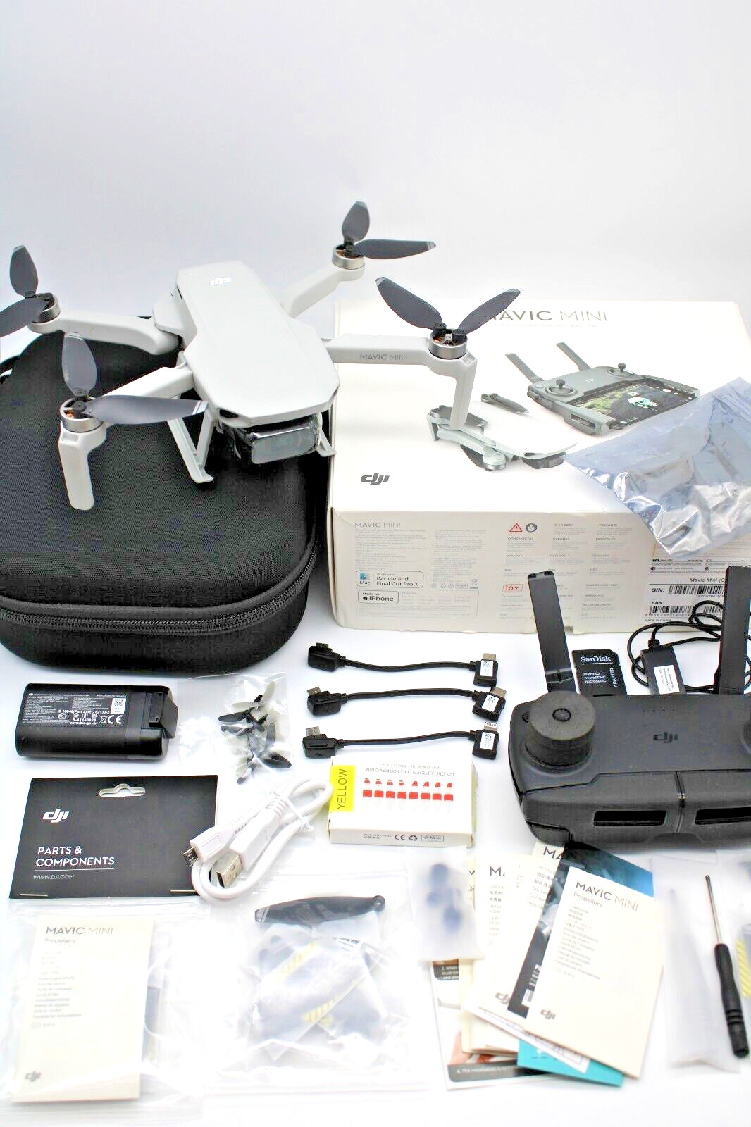 DJI Mavic Mini Drone - Ultralight 249g Controller/Camera/Accessories/Case/Bundle