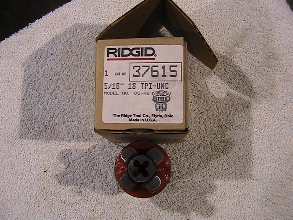 Ridgid 00-RB Complete 5/16-18 Bolt Die
