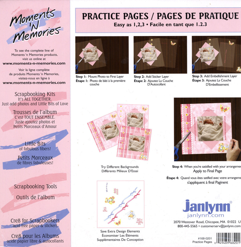 Scrapbook Accessory ~ Set of 3 Super Release Plastic Sheets #168-0201