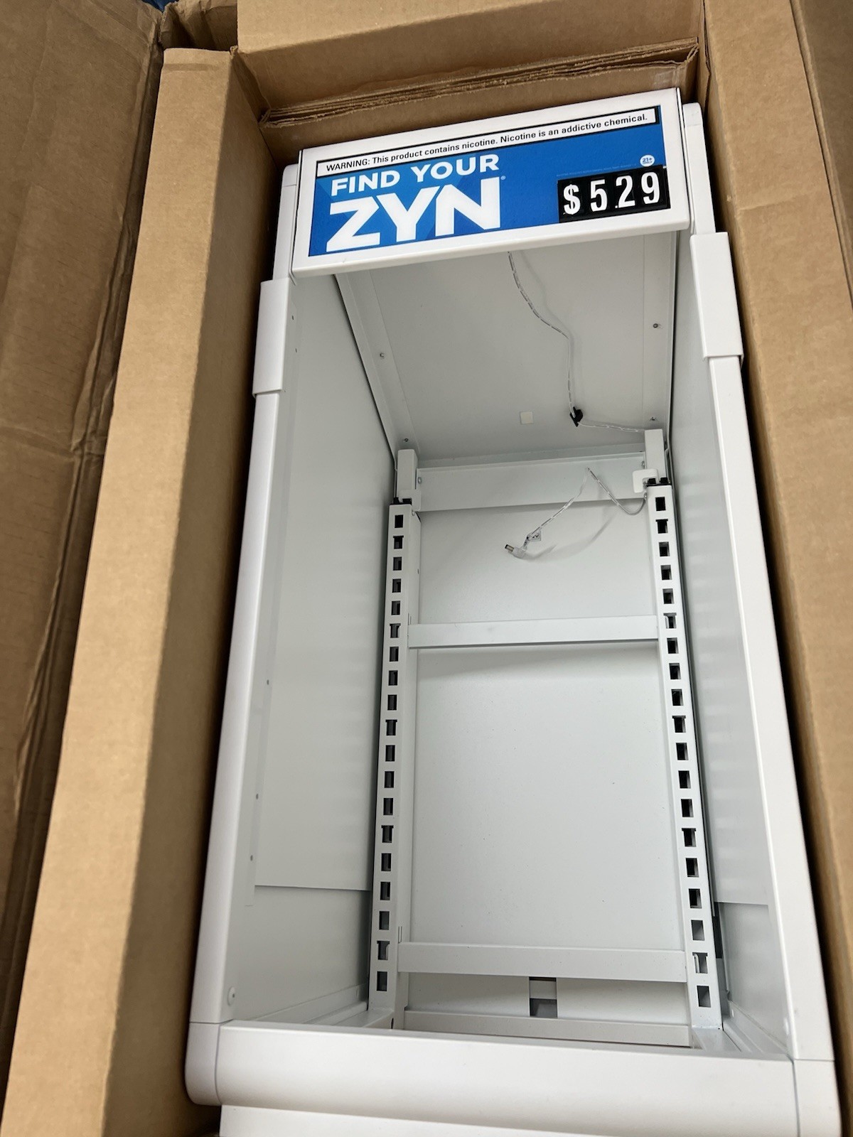 Zyn X Floor And Counter Display Stand Missing Pieces