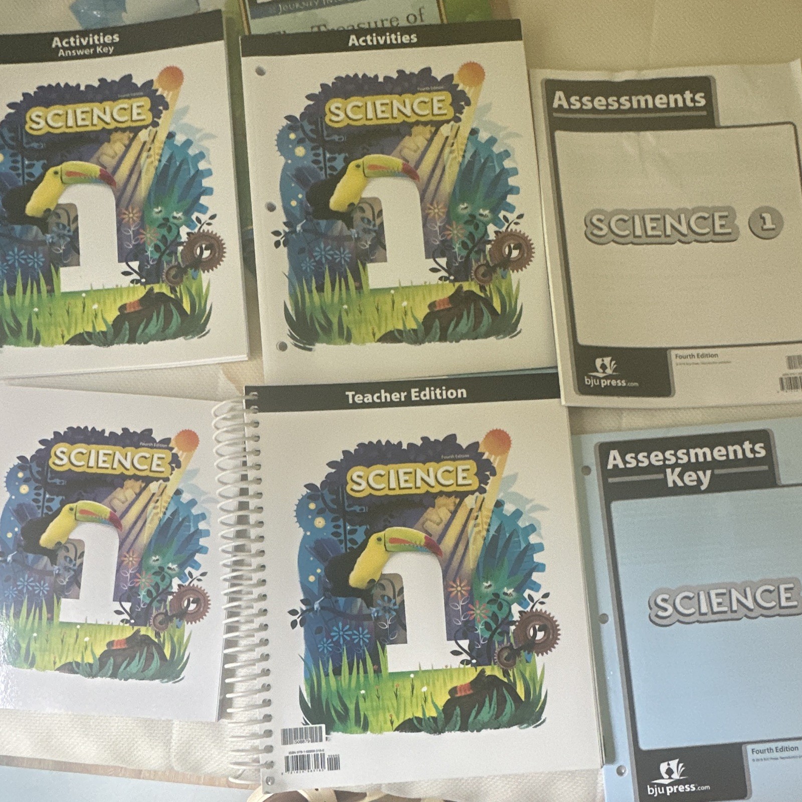 BJU Press Science 1 4th Ed 2019 Teacher’s Edition + Activities Answer Key