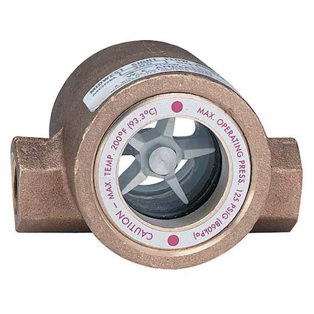 Dwyer Instruments Sfi-300-1/4 Sight Flow Indicator, 1/4" Body, 3.063" L X