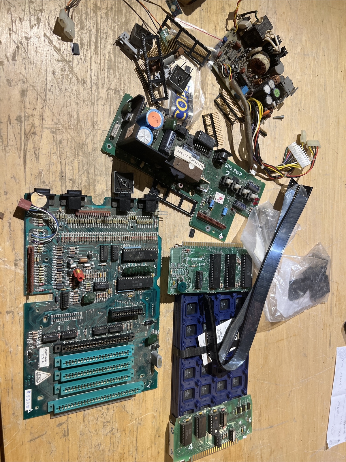 Huge Lot Of Pinball part/Boards, speakers, electronic parts