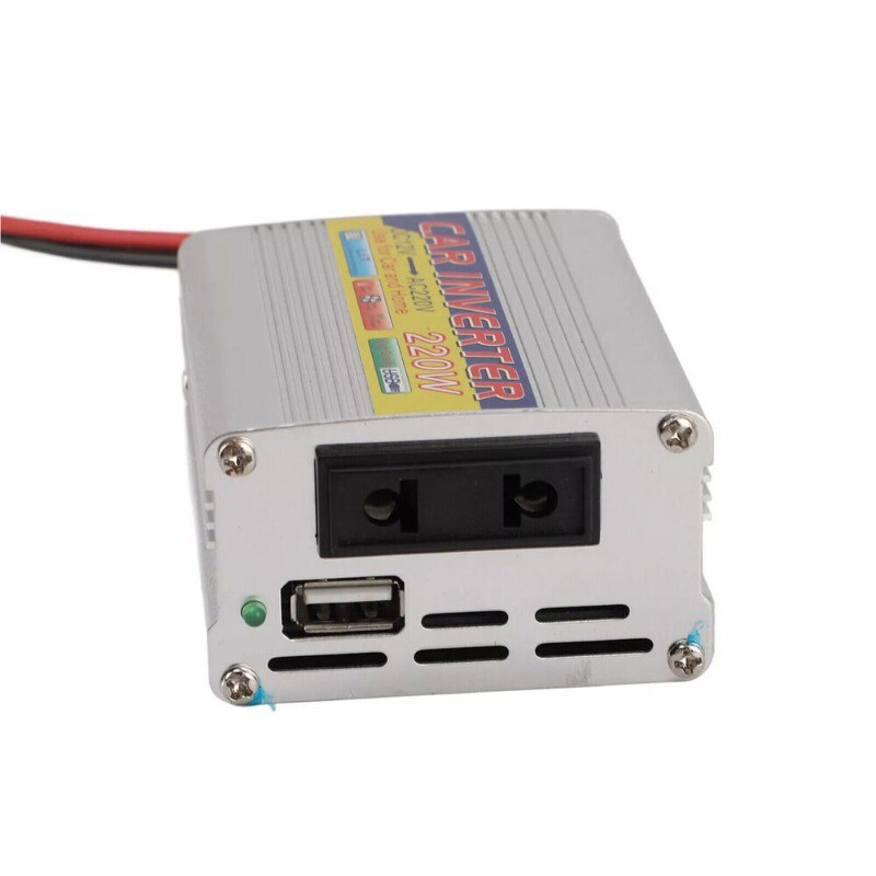 220W Power Inverter DC 12V To AC 220V‑240V Solar Inverter Car Converter NICE