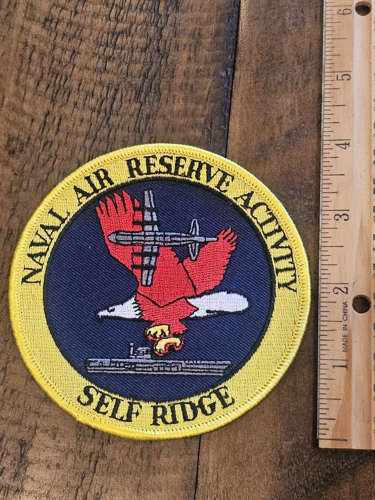 1960s 70s USN Navy Vietnam Cold War Naval Air Reserve Self Ridge Patch L@@K!!!