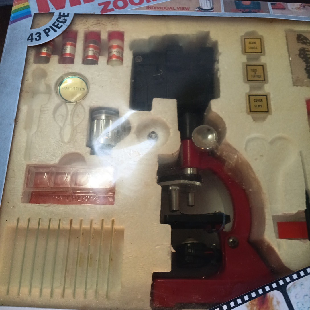 Tasco 5 Way Microscope Incomplete Set
