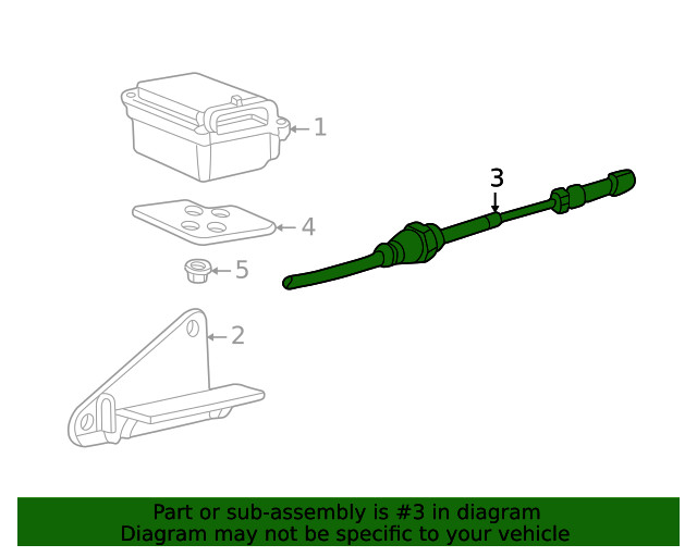 Genuine Ford Actuator Assembly 2C5Z-9A825-AA