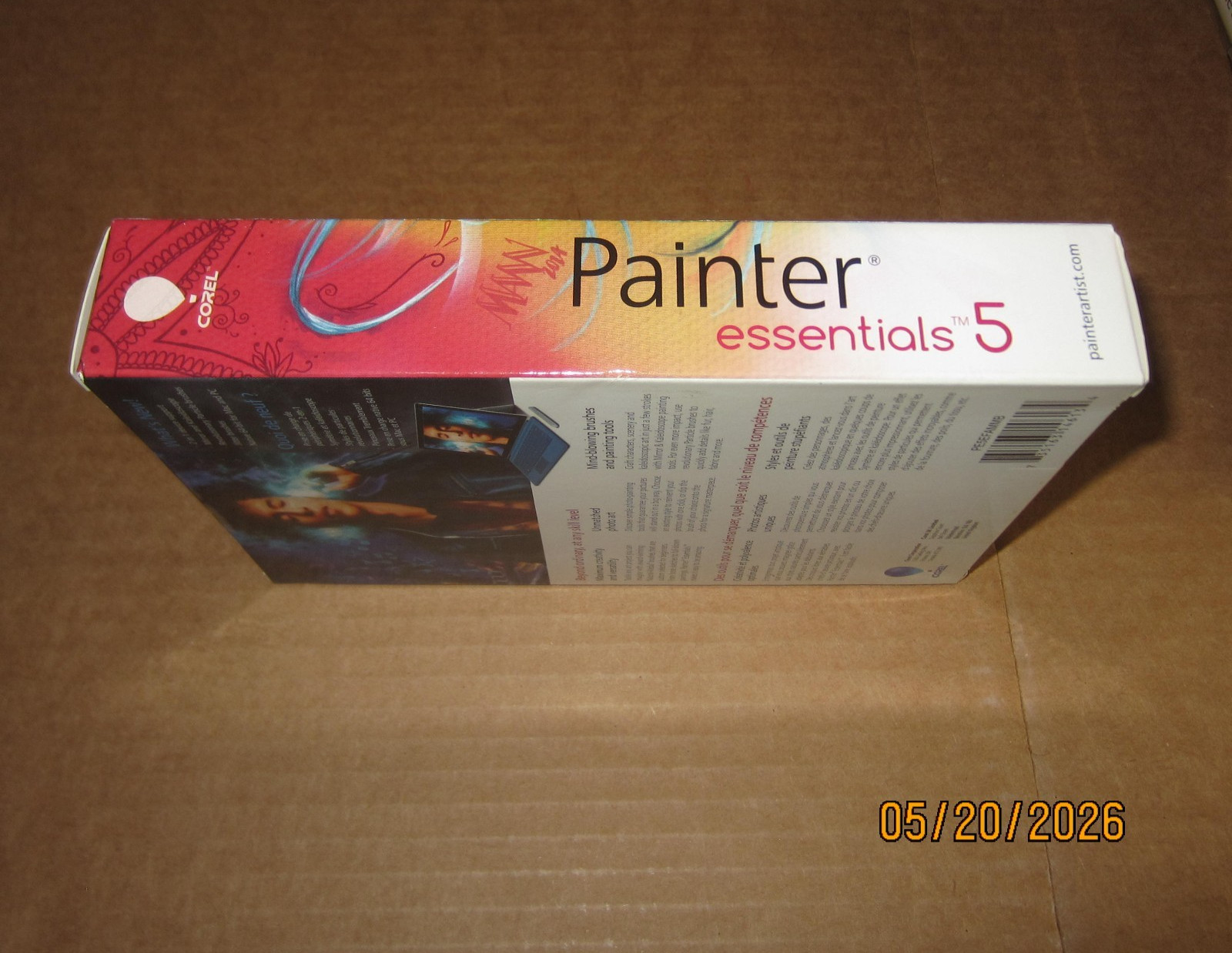 NEW Corel Painter Essentials 5 Software Windows 8 Or MAC Drawing Painting