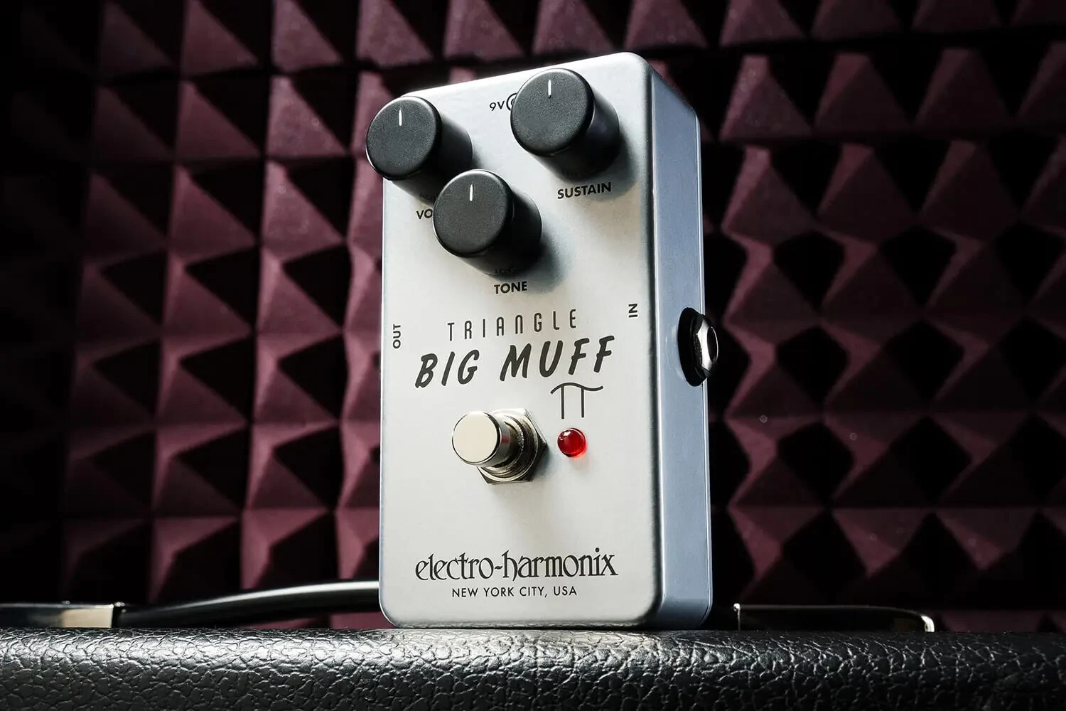 EHX Triangle Big Muff PI Fuzz / Distortion / Sustainer Pedal