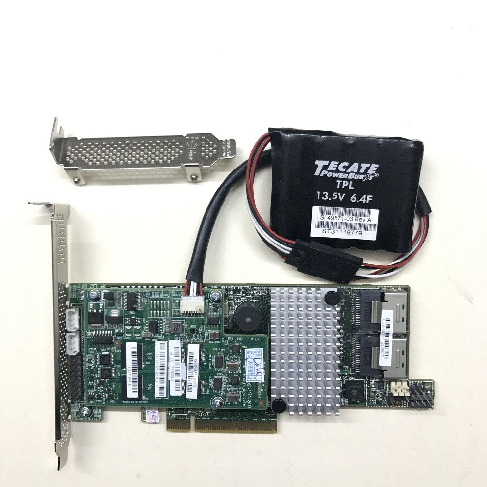 LSI MegaRaid 9271-8I 1GB RAID PCIe 3.0 6Gbps Controller Raid Card+ BBU LSI 49571