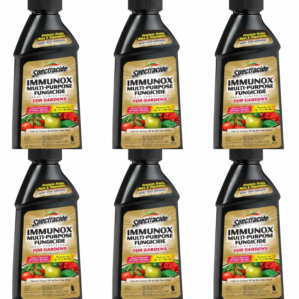 6-PACK Spectracide Immunox Multi-Purpose Fungicide Spray Concentrate for Gardens