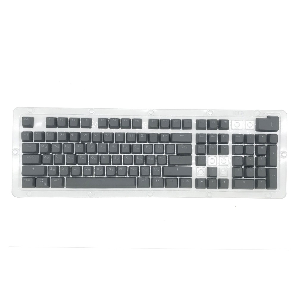 104 Keys Retro, Round Keycaps, Shot, DIY, Russian-English, Rear2959