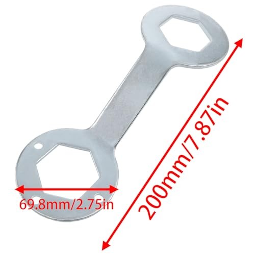 Lovelysp 1PCS 36/38mm hexagonal wrench double-ended hexagonal socket nut metal