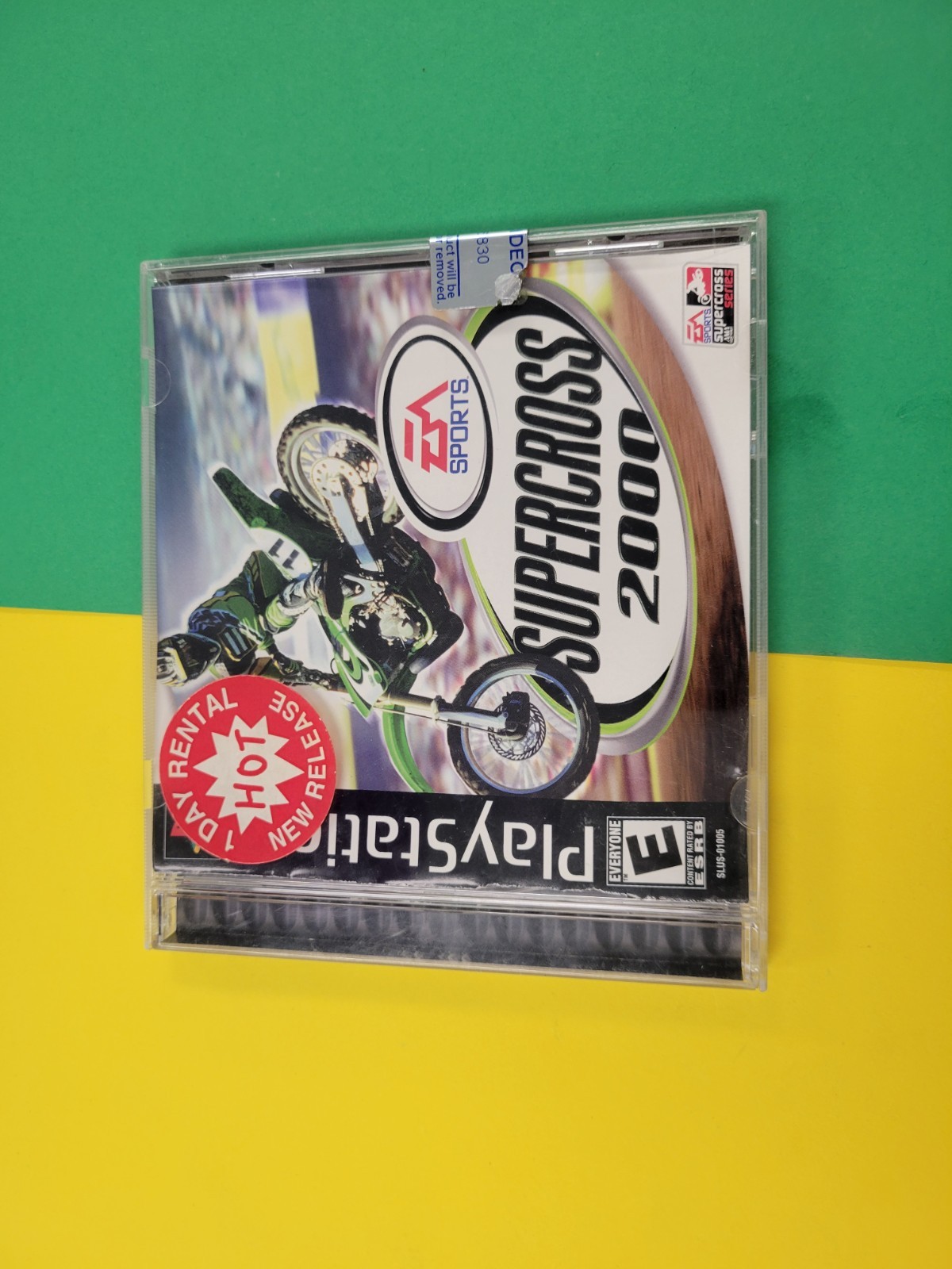 EA Sports Supercross 2000 Ps1 Case And Art Only
