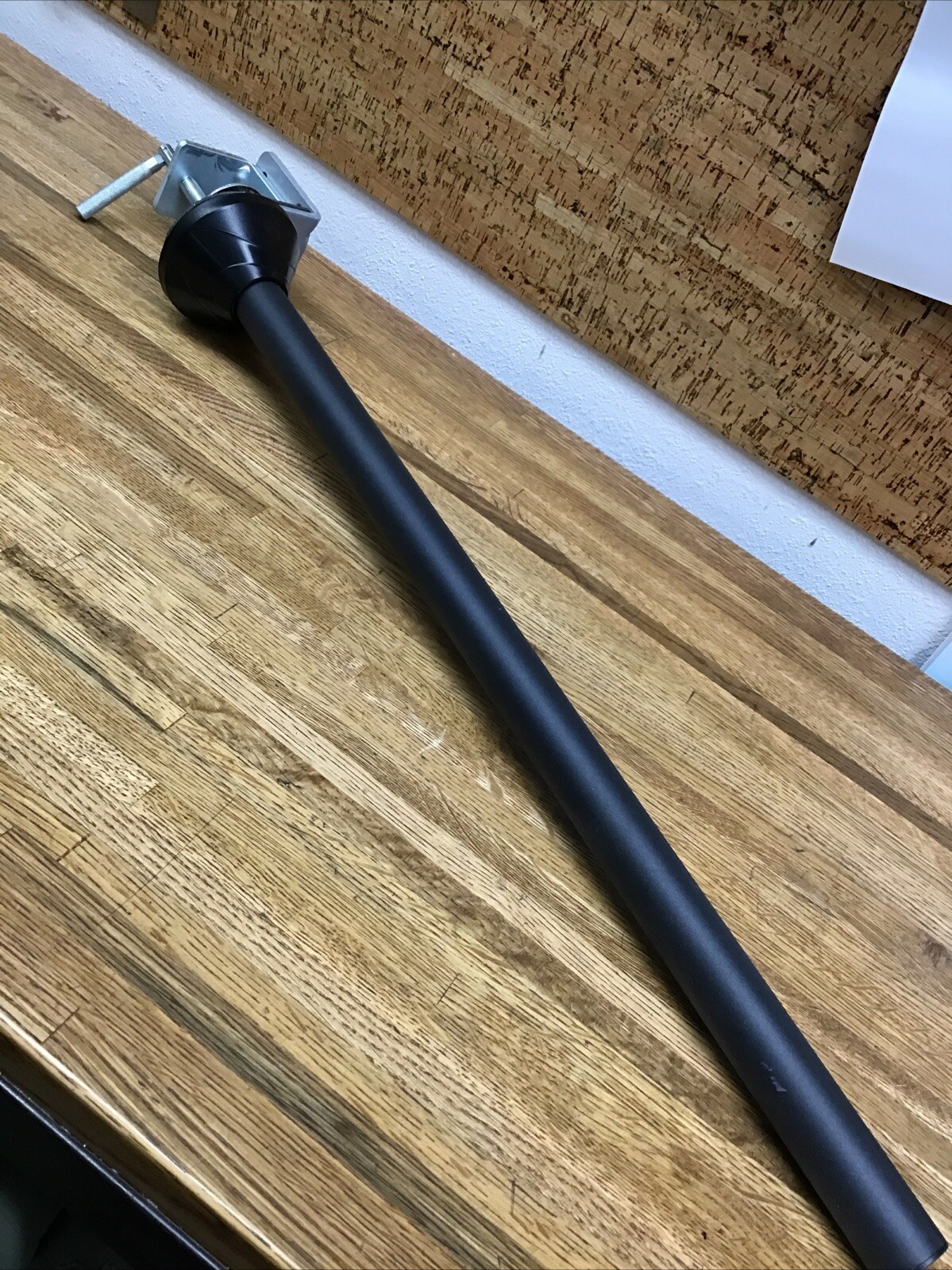 One Metal Mount Stand Edge Of Desk Unknown Brand 1 3/8” / 35mm Pole Only