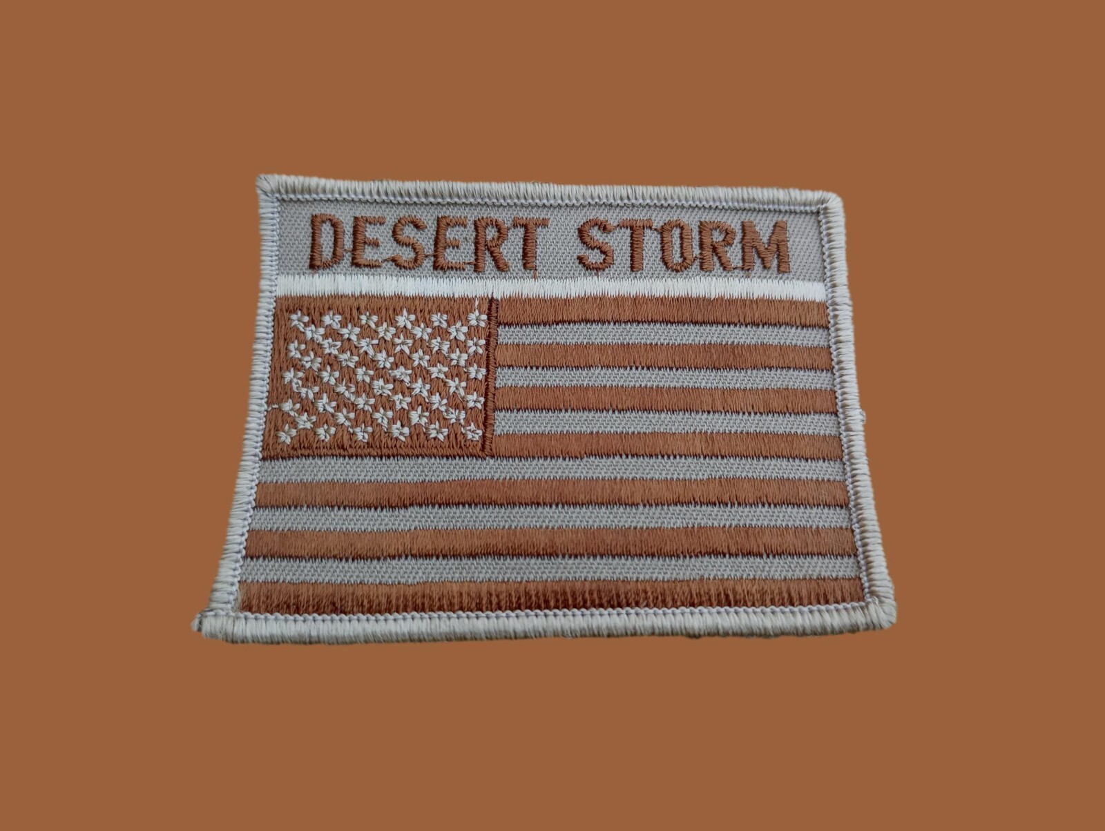 Vintage Desert Storm U.S Flag Military  Patch 1990-1991 Original New Old Stock