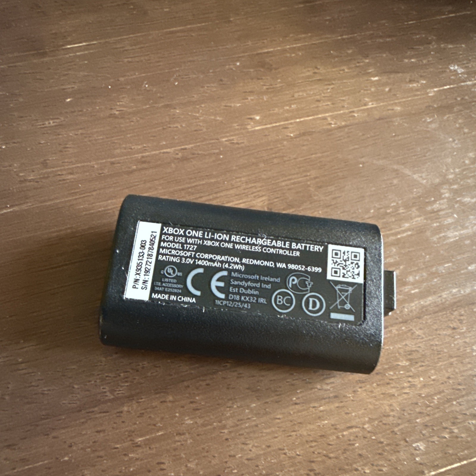 Official Microsoft Li-ion Rechargeable Battery Xbox One & Series S/X Controller!