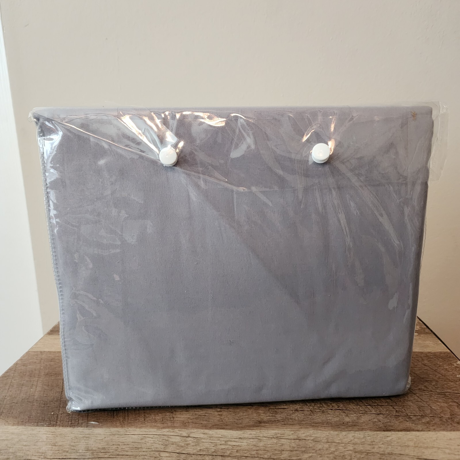 Intelligent Design Microfiber Sheet Set with Side Storage Pockets Charcoal Grey