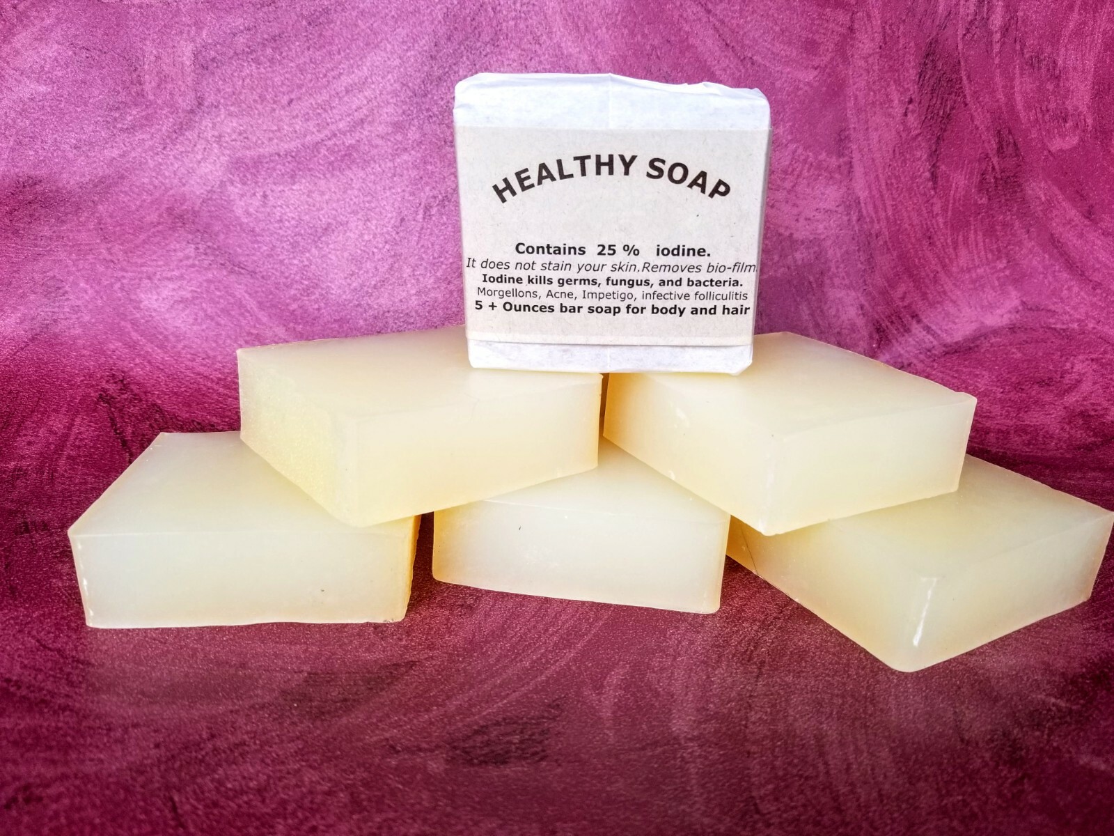 DISINFECTANT ____ Hand Body and Shampoo SOAP   ....  CONTAINS 25% Iodine...