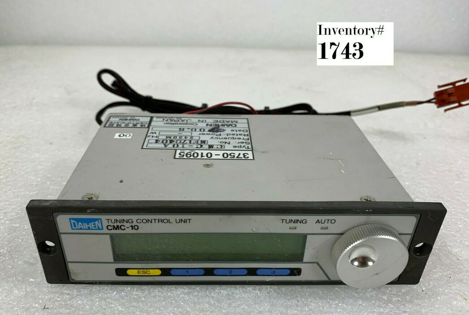 Daihen CMC-10 Tuning Control Unit (Used Working, 90 Day Warrranty)