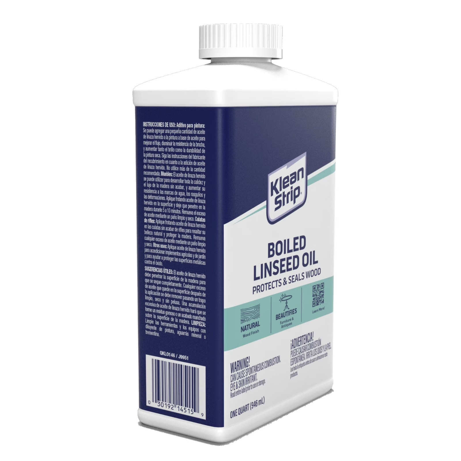 Klean Strip Boiled Linseed Oil 1 Quart