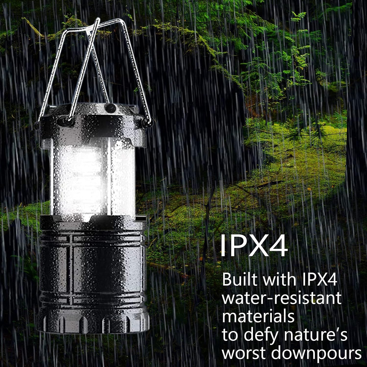 Adjustable Brightness LED Camping Lanterns 4 Pack Waterproof