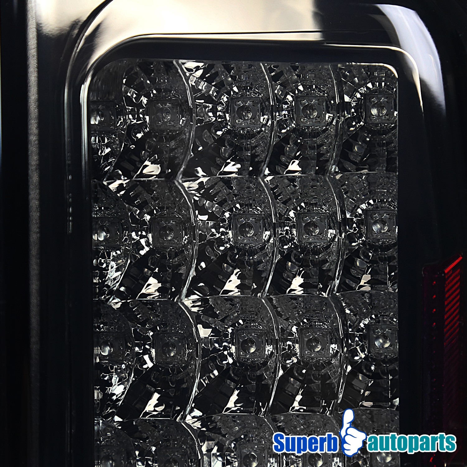 Fits 2005-2015 Armada LED Brake Tail Lights Smoke Lamp Replacement