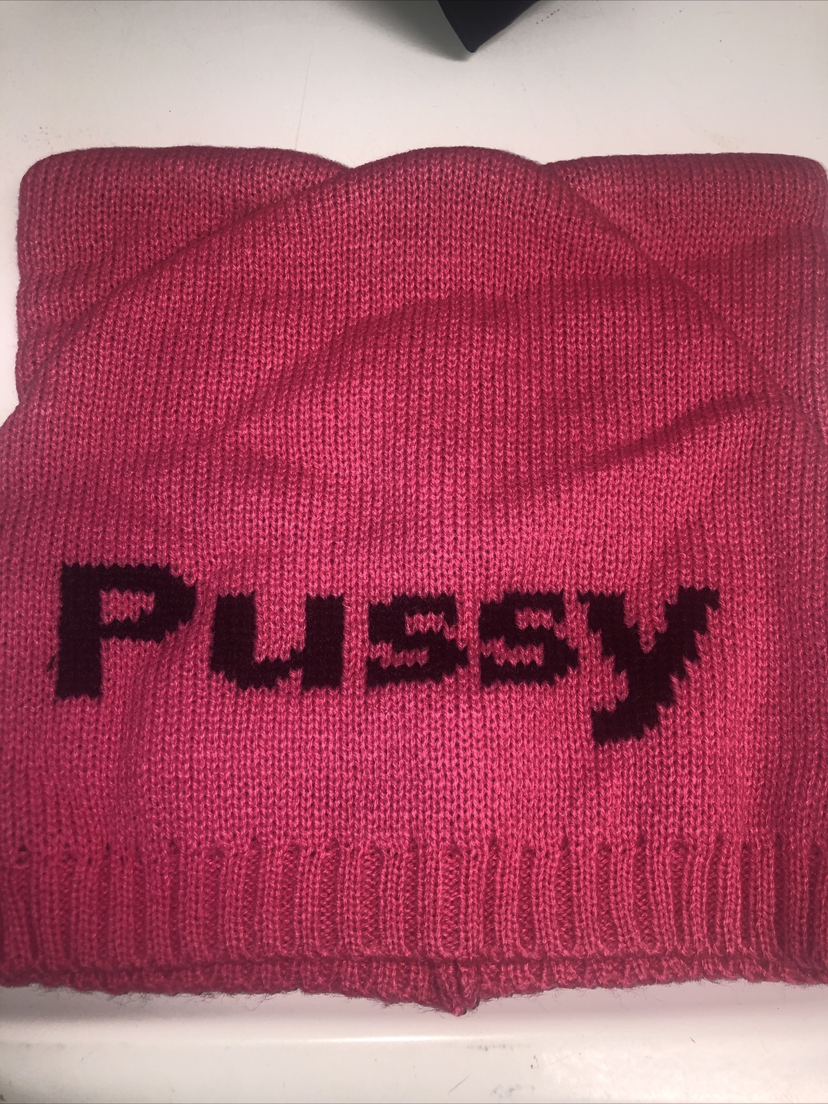 Ears stand up! Pussyhat -Pussy Cat Hat Women's March Beanie Knit Pink