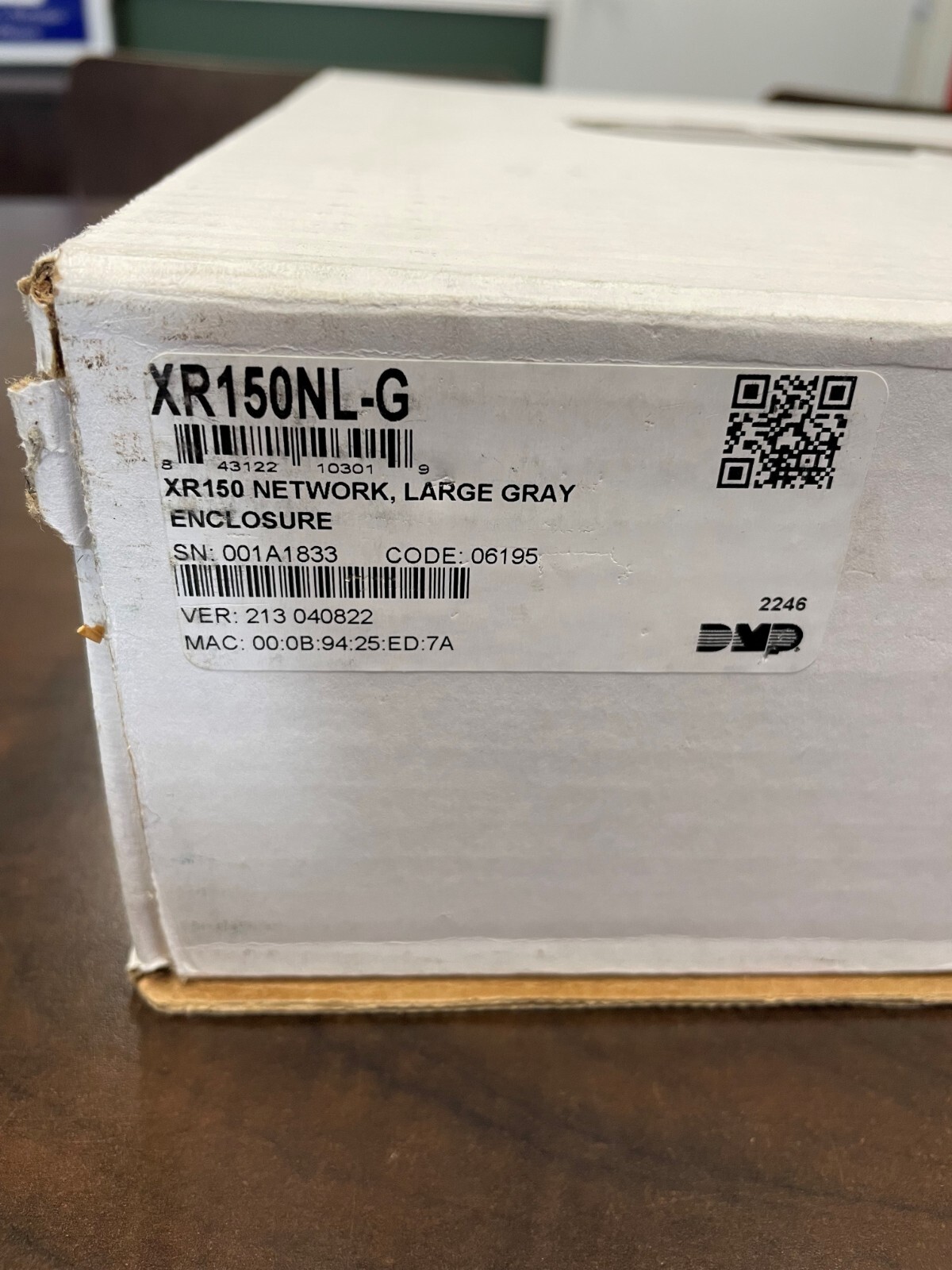 DMP XR150NL-G Network Panel Assembly and Accessories.