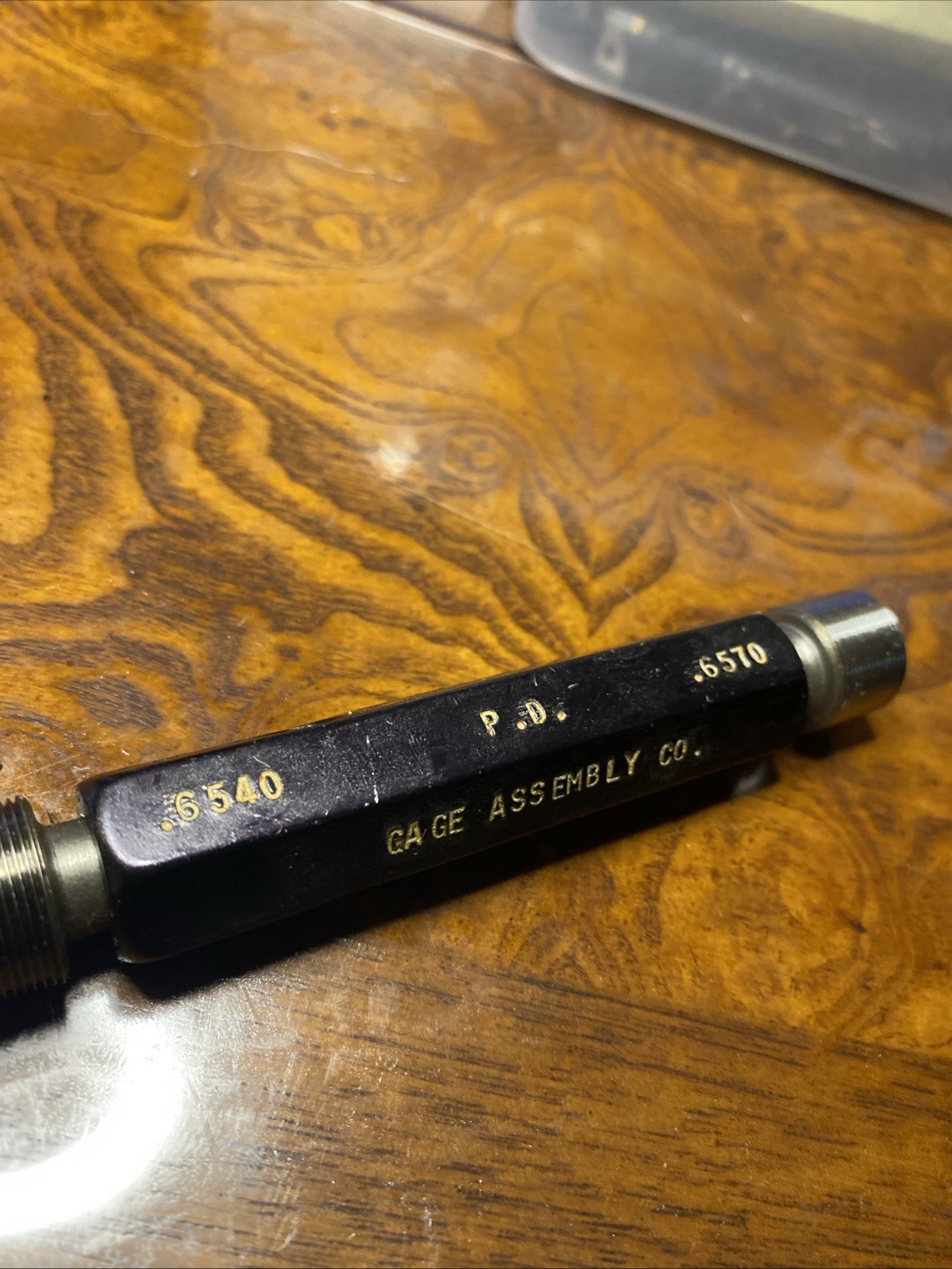 GACO Thread Plug Gage .674-32 NS GO & NOGO .6540 & .6570 (C14)