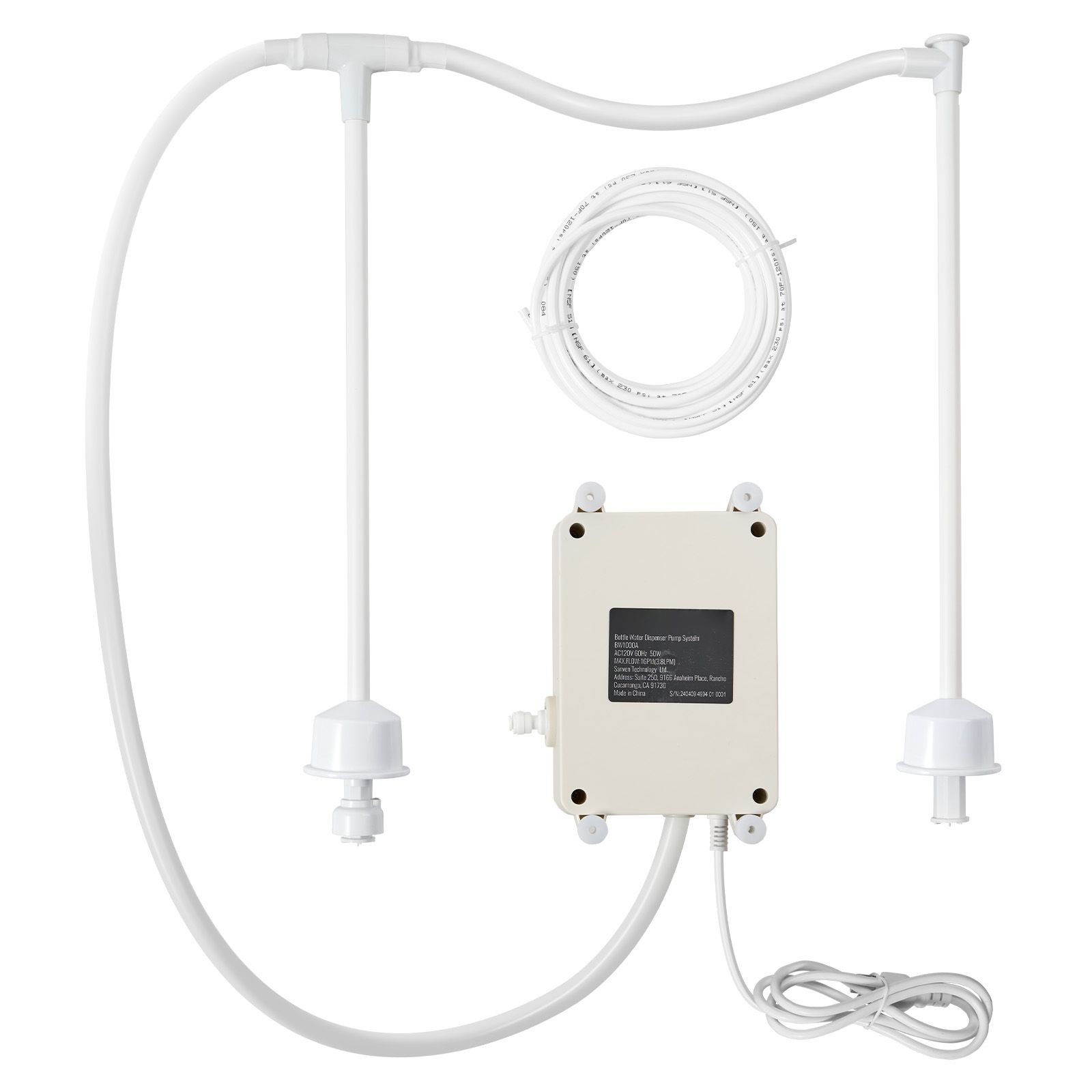Dual 5 Gallon Water Pump for Fridge, Coffee Maker, Ice Machine