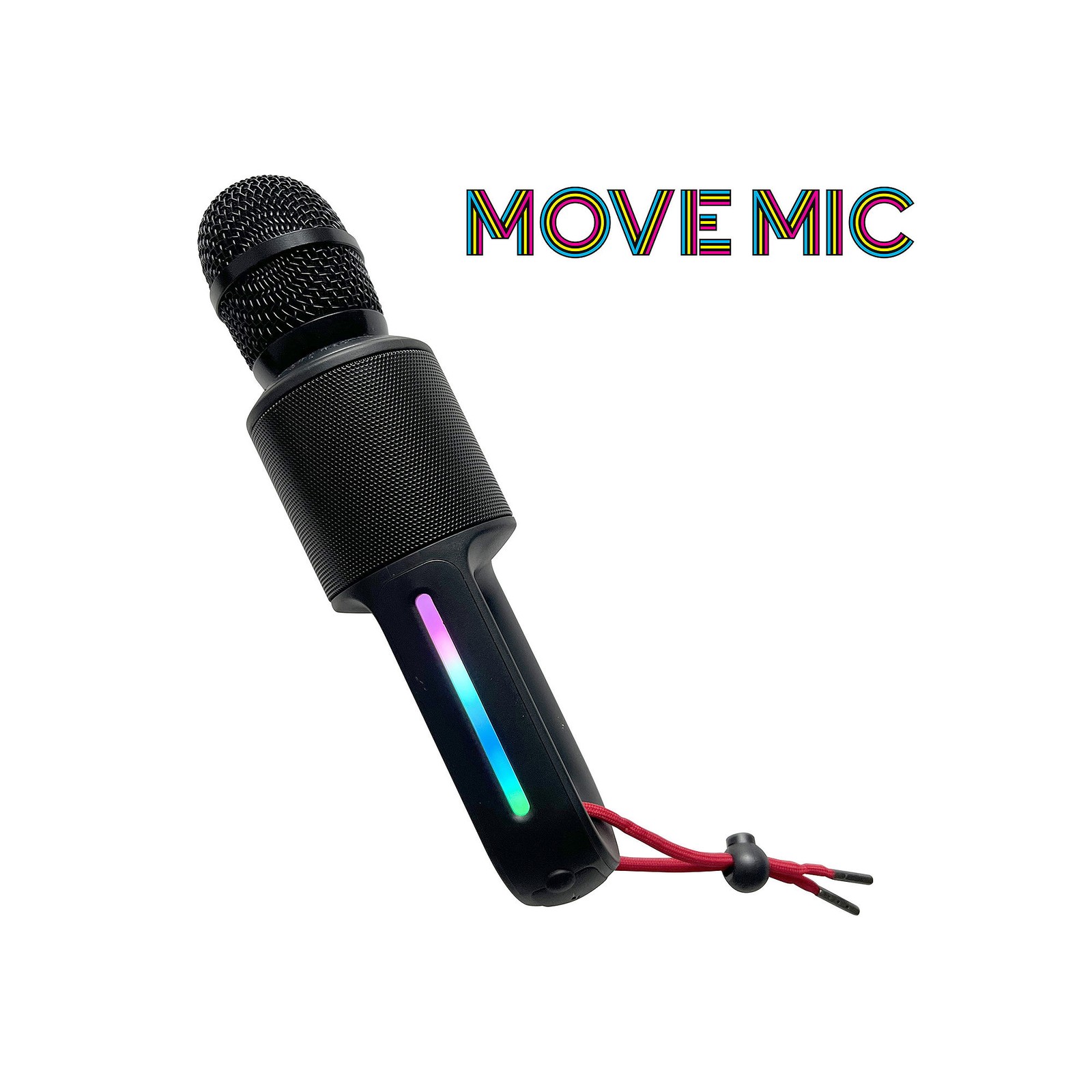 The Singing Machine SMM575 Singing Machine Move Microphone with Lighting Effects