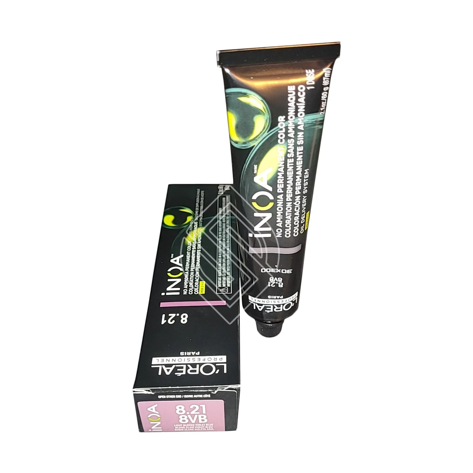 Loreal Inoa 8.21/8VB No Ammonia Permanent Hair Color 2.1oz 60g