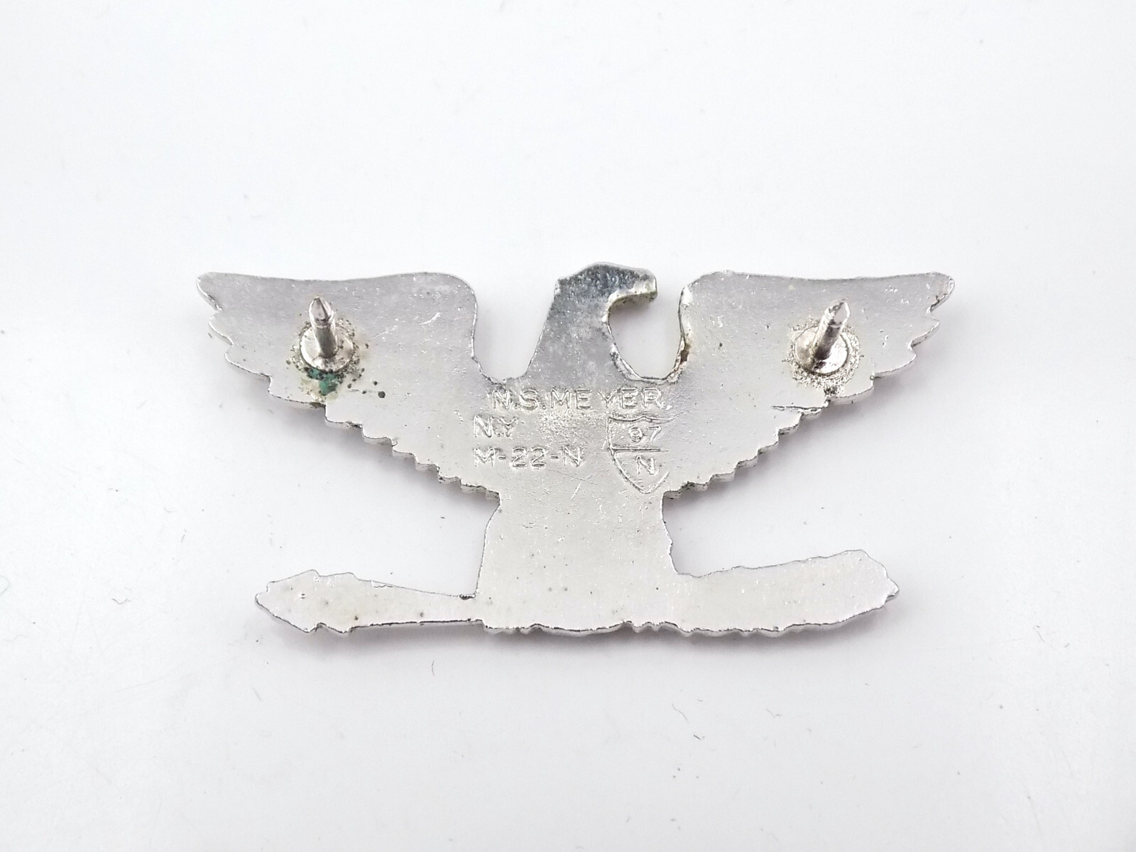 Original USMC Colonel Eagle Collar Insignia NS Meyer