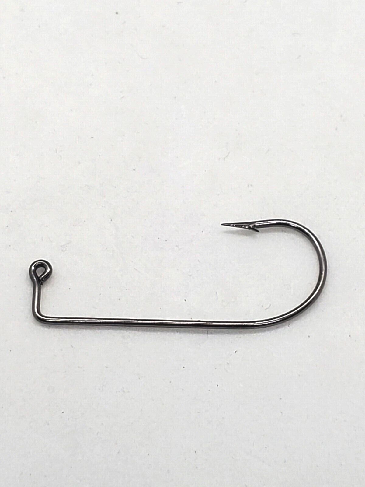 1000 MUSTAD 32570BN BLACK NICKEL ROUND BEND 90 DEGREE JIG HOOKS Sz #10 Thru #4/0