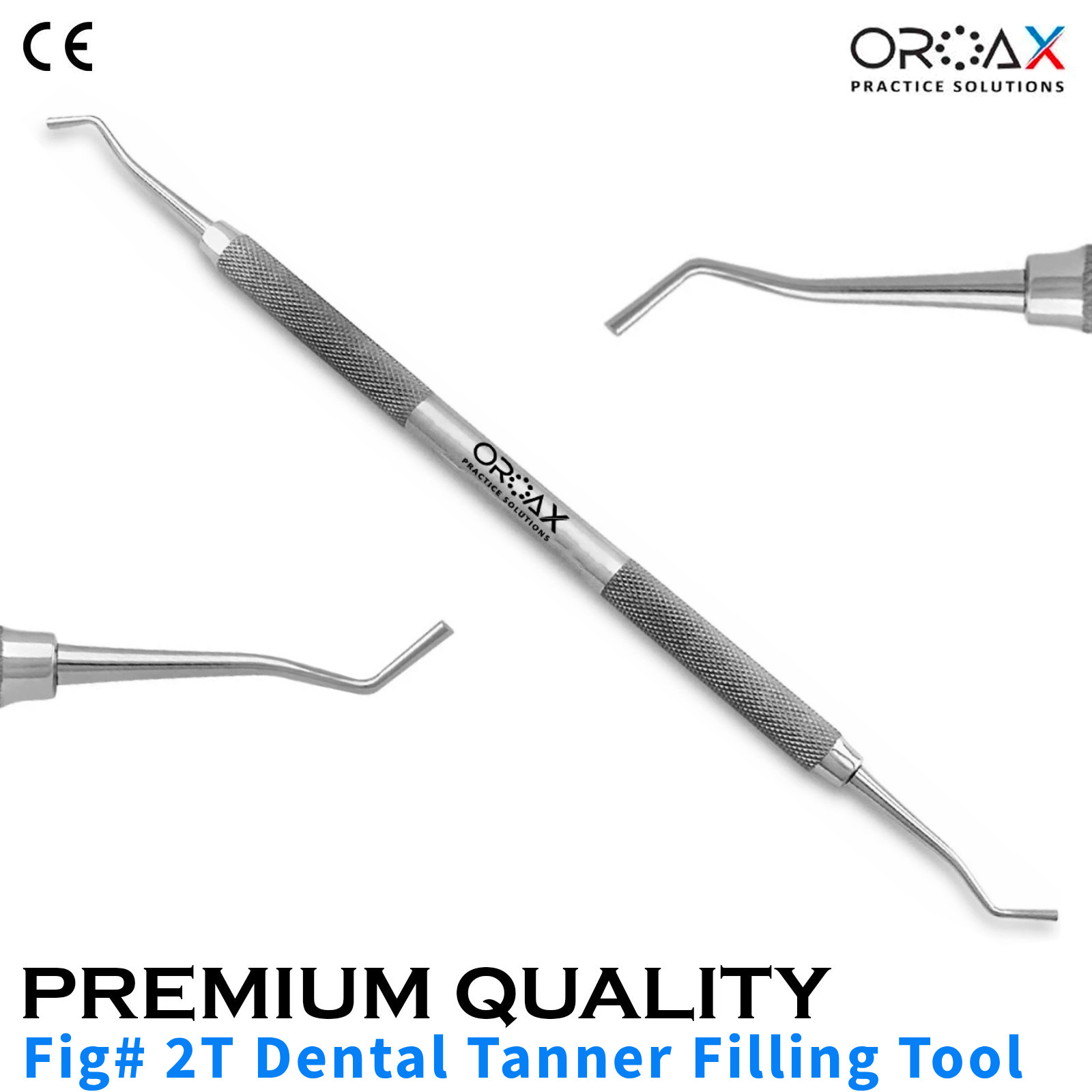 OROAX Dental Tanner Filling Fig 2T Plugger Condenser 1.0mm & 1.3mm Special Tips