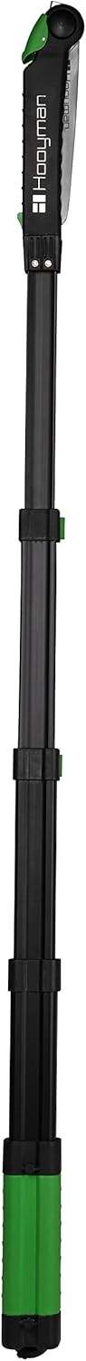 Extendable Tree Saw with Compact Design, Detachable 5 Foot, Black
