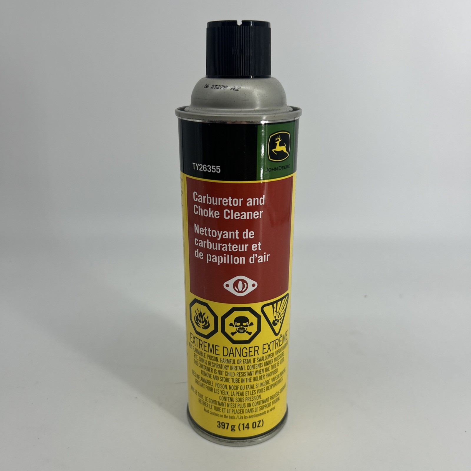 John Deere OEM Carburetor and Choke Cleaner Aerosol 14oz TY26355